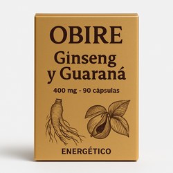 Ginseng y Guarana 400 mg....