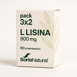 Pack 3x2 L-Lisina 900 mg 60...