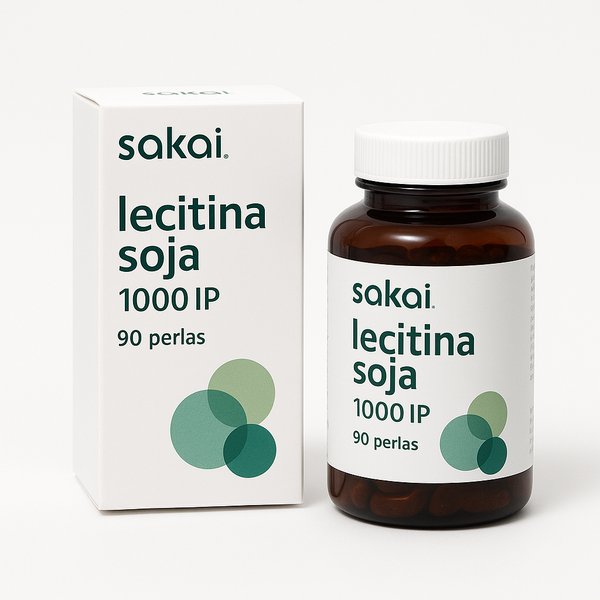 Lecitina Soja 1000 IP 90 perlas - Sakai